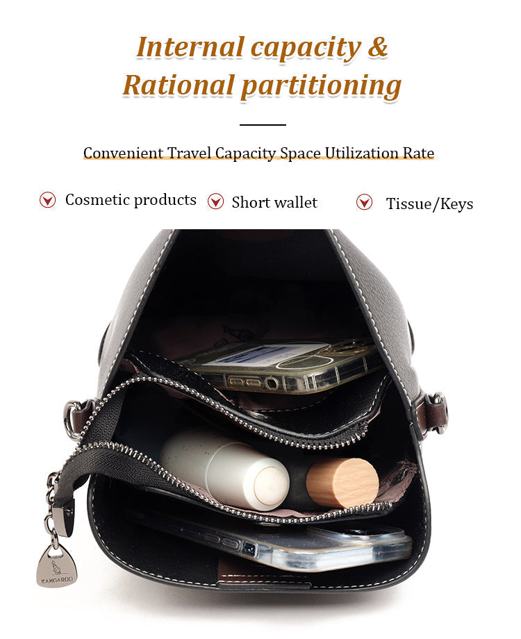 Retro Casual Bucket Bag