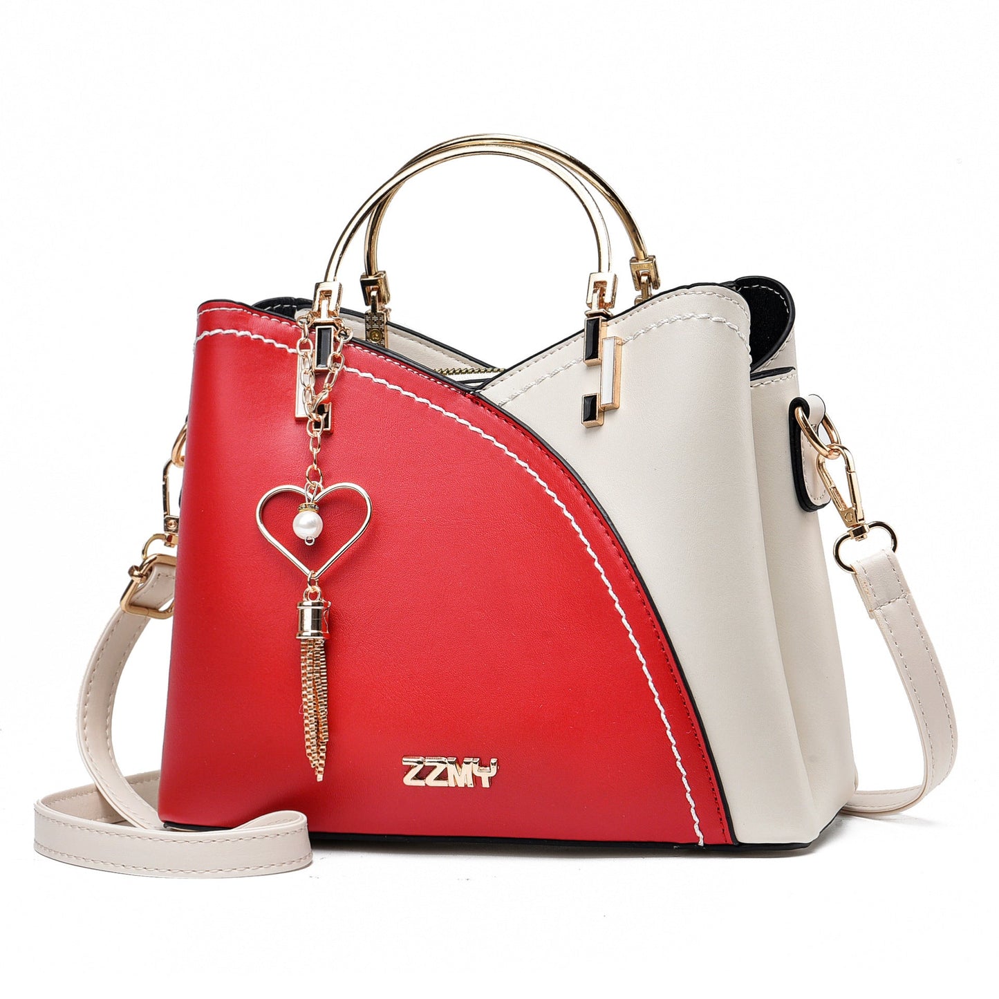 Patchwork PU Leather Large Tote Bag